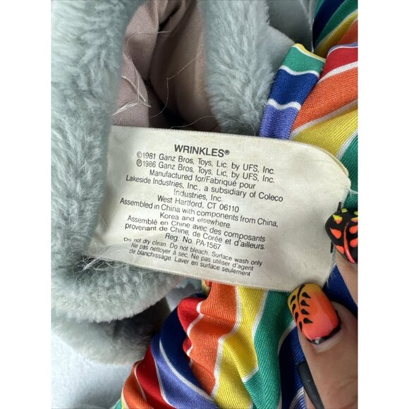 Tested Vintage 16" Ganz Bros. 1986 Wrinkles Talking Hound Dog Puppet Working - Picture 3 of 16